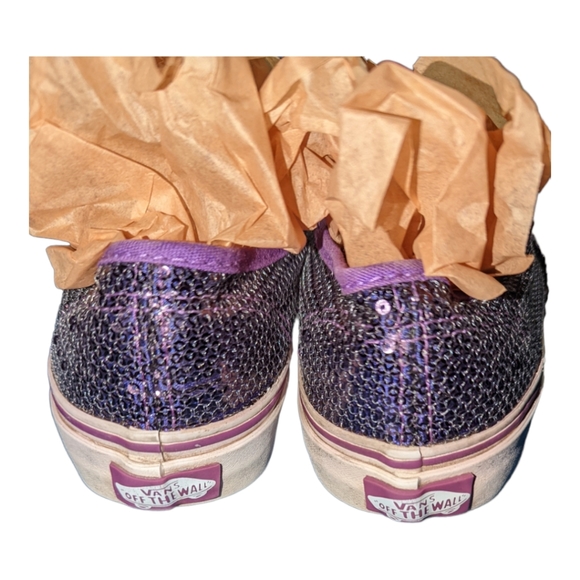Shiney Purple Vans - Picture 3 of 4